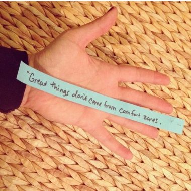 good things don't come from comfort zones quote