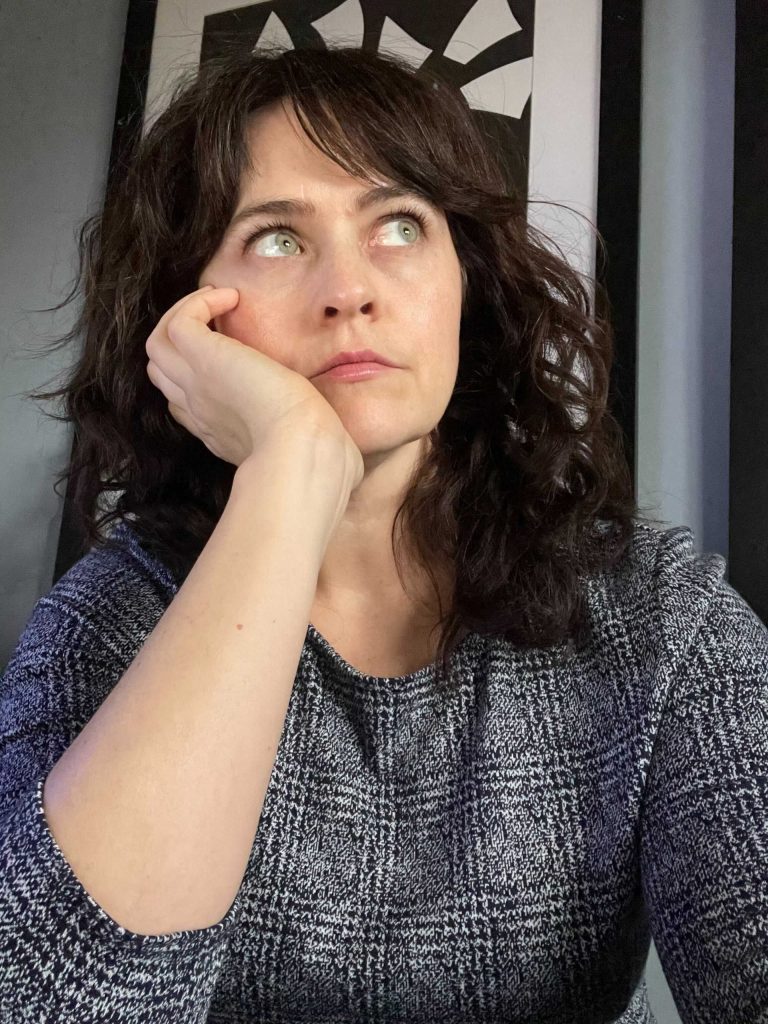 carrie rollwagen looking pensive